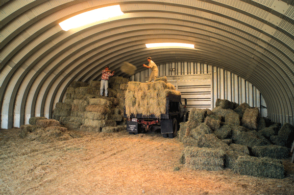 Steel Hay Storage Clearance Buildings