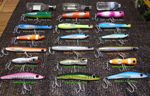 Deluxe GT Wood Fishing Popper Lures
