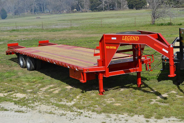 Low Profile TD Flatbed Gooseneck Trailer