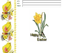 Happy Easter Border